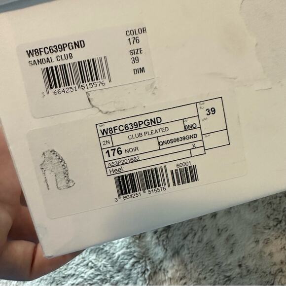 BALMAIN Pleated Club Lace Up Peep Toe Heeled Booties 39 - Picture 14 of 14